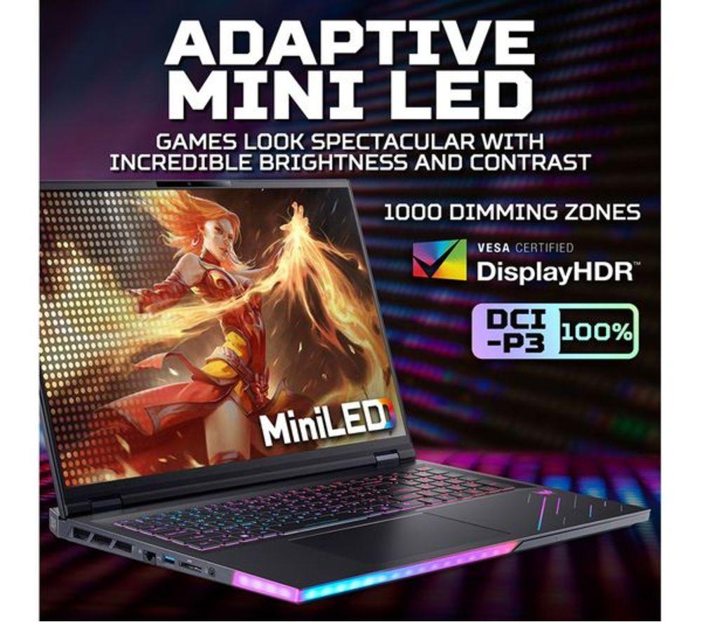 ACER Predator Helios 18 AI 18" Refurbished Gaming Laptop - Intel&reg; Core&trade; Ultra 9, RTX 5080, 2 TB SSD (Very Good Condition) image number 31 of 48