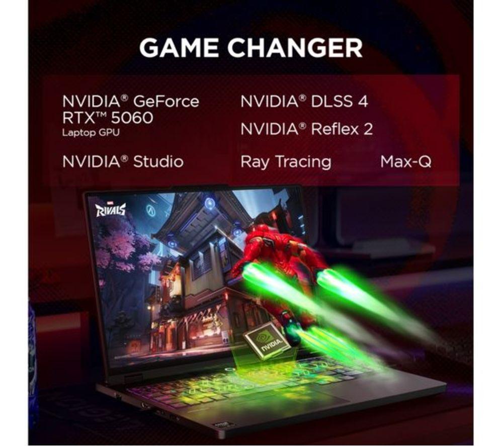 LENOVO Legion Pro 5 16" Refurbished Gaming Laptop - AMD Ryzen 9, RTX 5060, 1 TB SSD (Excellent Condition) image number 6 of 16