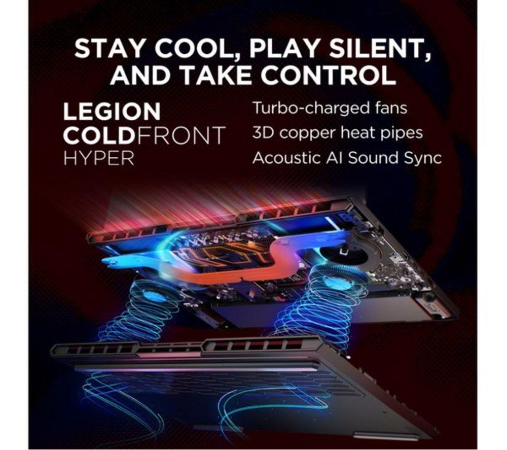 LENOVO Legion Pro 5 16" Refurbished Gaming Laptop - AMD Ryzen 9, RTX 5070, 1 TB SSD (Excellent Condition) image number 8 of 11
