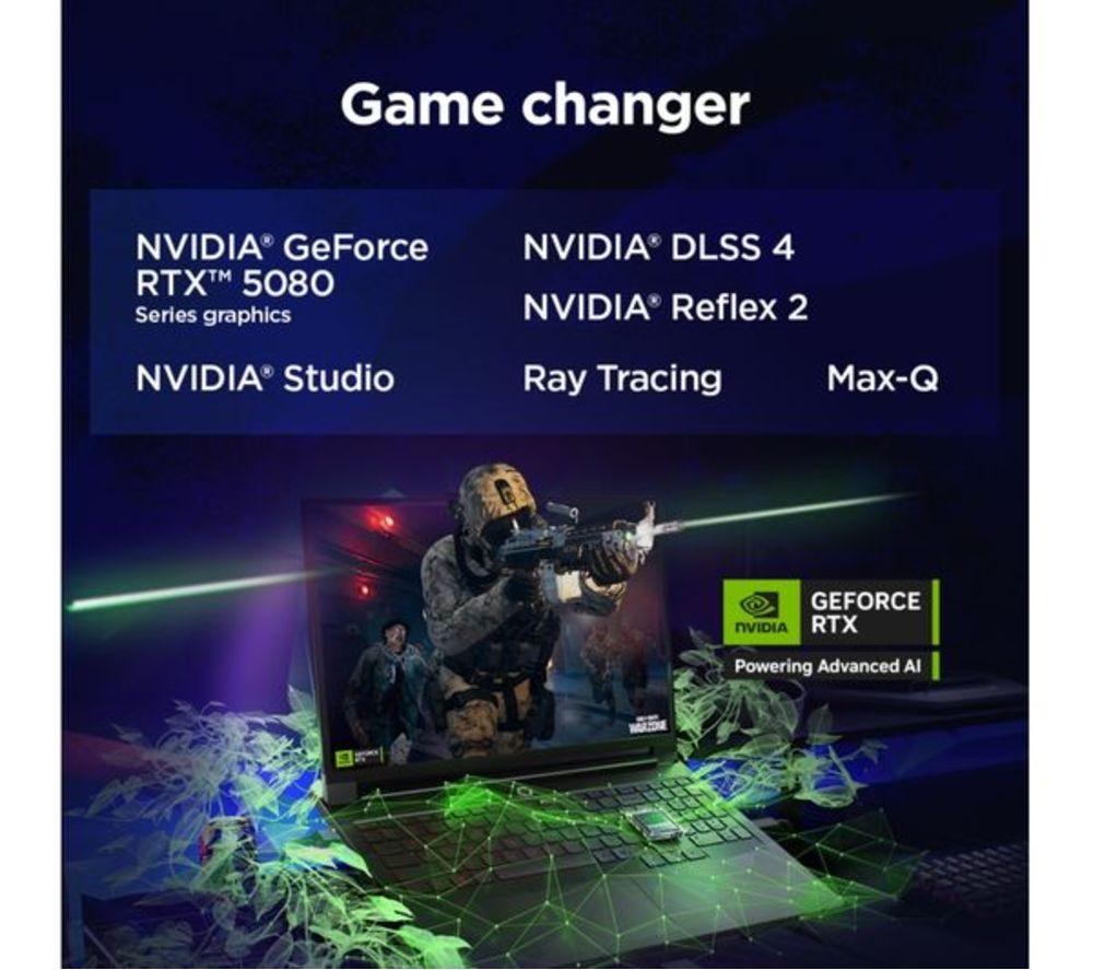 LENOVO Legion Pro 7 16" Refurbished Gaming Laptop - Intel&reg; Core&trade; Ultra 9, RTX 5080, 2 TB SSD (Very Good Condition) image number 4 of 10