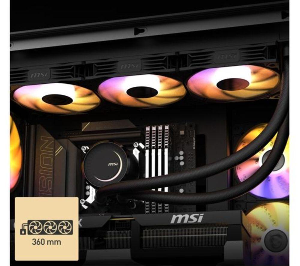MSI MEG Vision X AI Refurbished Gaming PC - Intel&reg; Core&trade; Ultra 9, RTX 5080, 2 TB SSD (Very Good Condition) image number 6 of 10