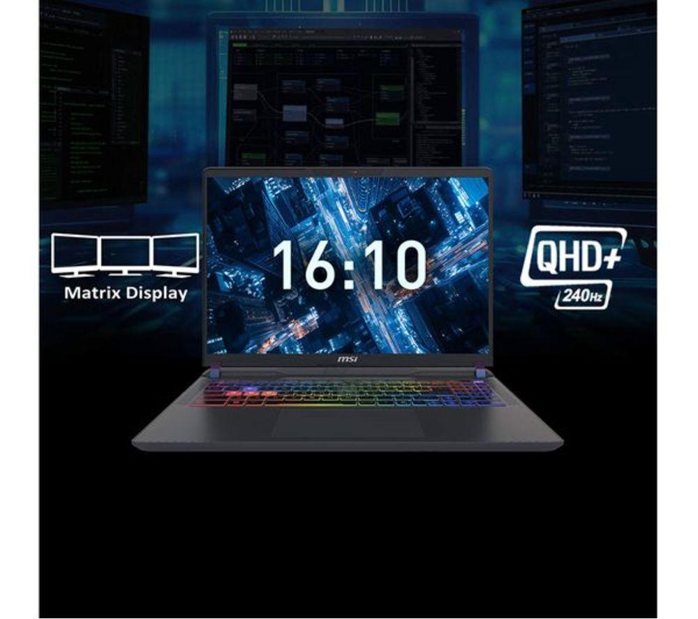 MSI Vector 16 HX AI A2XWFG 16" Refurbished Gaming Laptop - Intel&reg; Core&trade; Ultra 9, RTX 5060, 1 TB SSD (Very Good Condition) image number 16 of 18