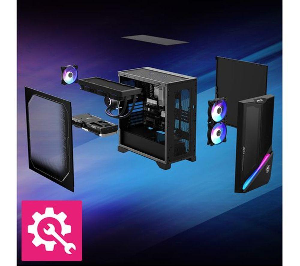 MSI MPG Infinite X3 AI Refurbished Gaming PC - Intel&reg; Core&trade; Ultra 7, RTX 5070, 1 TB SSD (Very Good Condition) image number 8 of 9