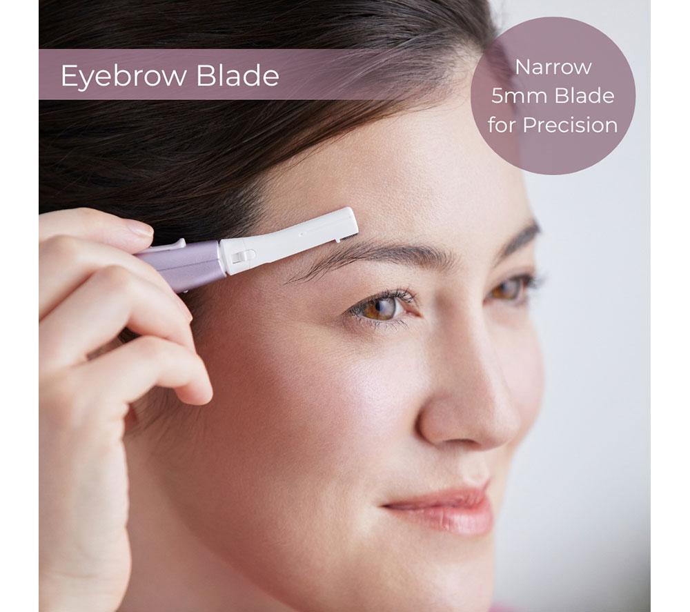 PANASONIC ES-WF71 Precise Eyebrow & Facial Hair Trimming Wand - Lilac image number 4 of 8