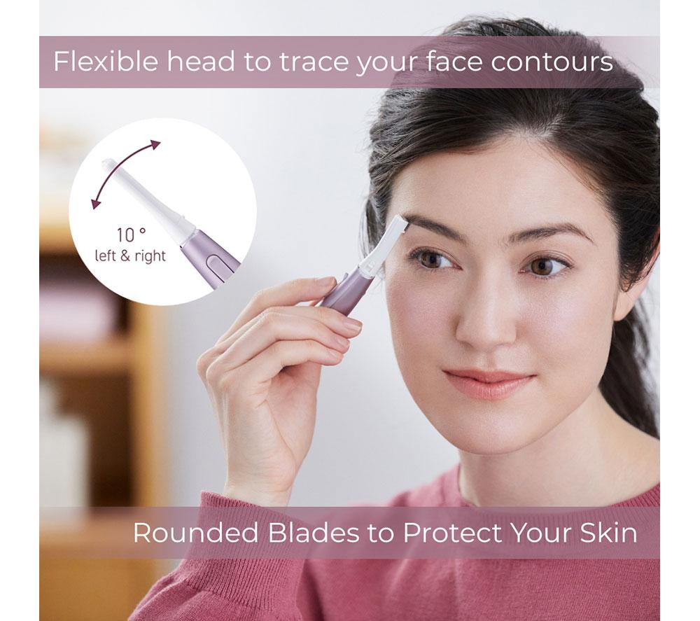 PANASONIC ES-WF71 Precise Eyebrow & Facial Hair Trimming Wand - Lilac image number 8 of 8