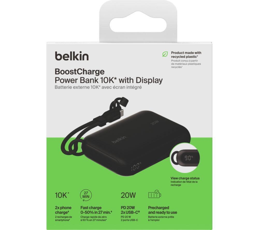 Buy BELKIN BoostCharge 10000 mAh Portable Power Bank with Display