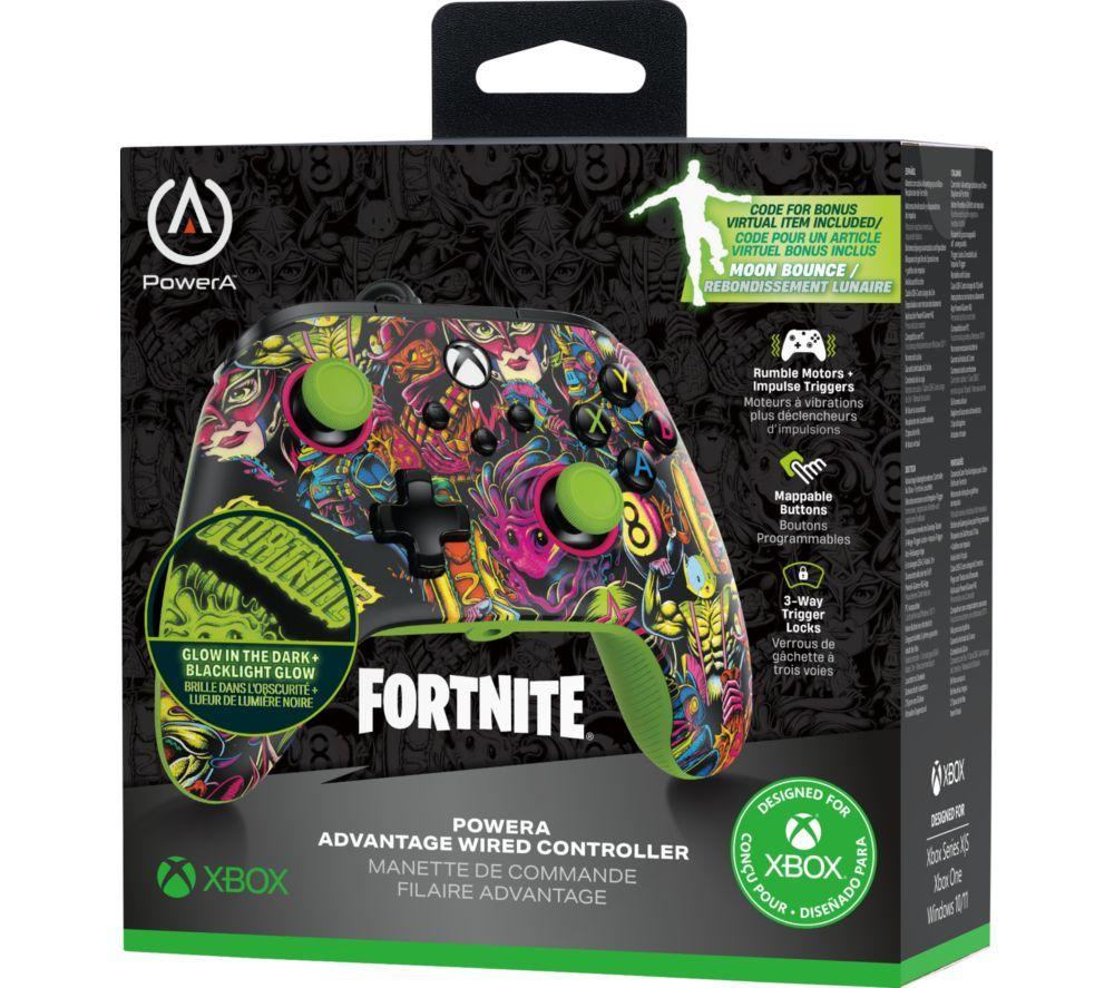 POWERA Advantage Wired Controller for Xbox Series X|S &ndash; Fortnite Glow image number 12 of 12