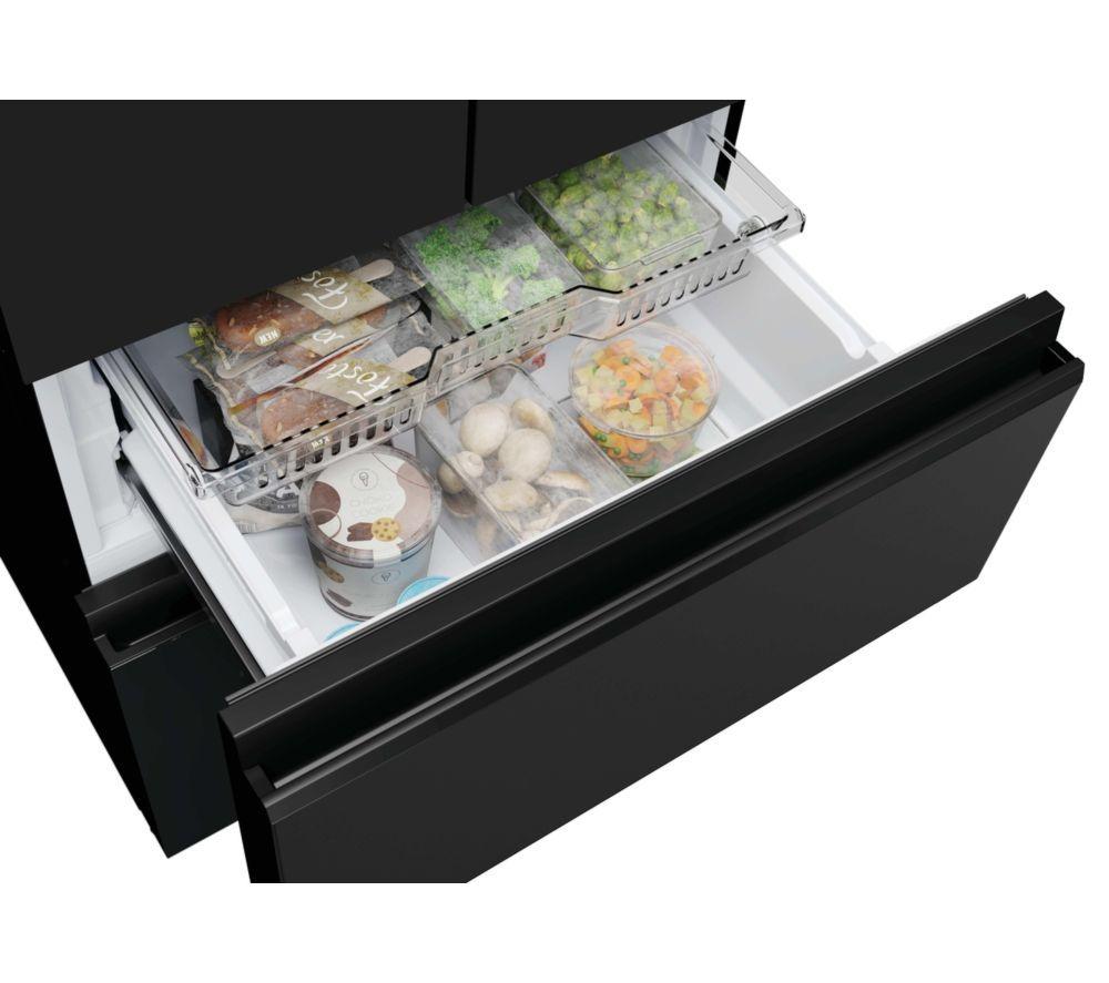 HAIER FD 70 Series 3 HFR3718ENPT Fridge Freezer - Slate Black image number 4 of 11