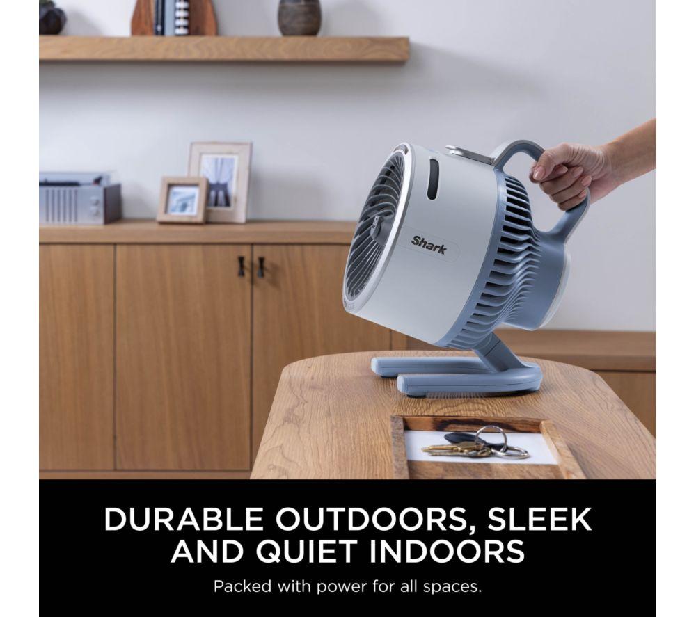 SHARK FlexBreeze HydroGo FA050UKBL Portable 6.8" Misting Turbo Fan - Glacier Blue & Cool Gray image number 2 of 10