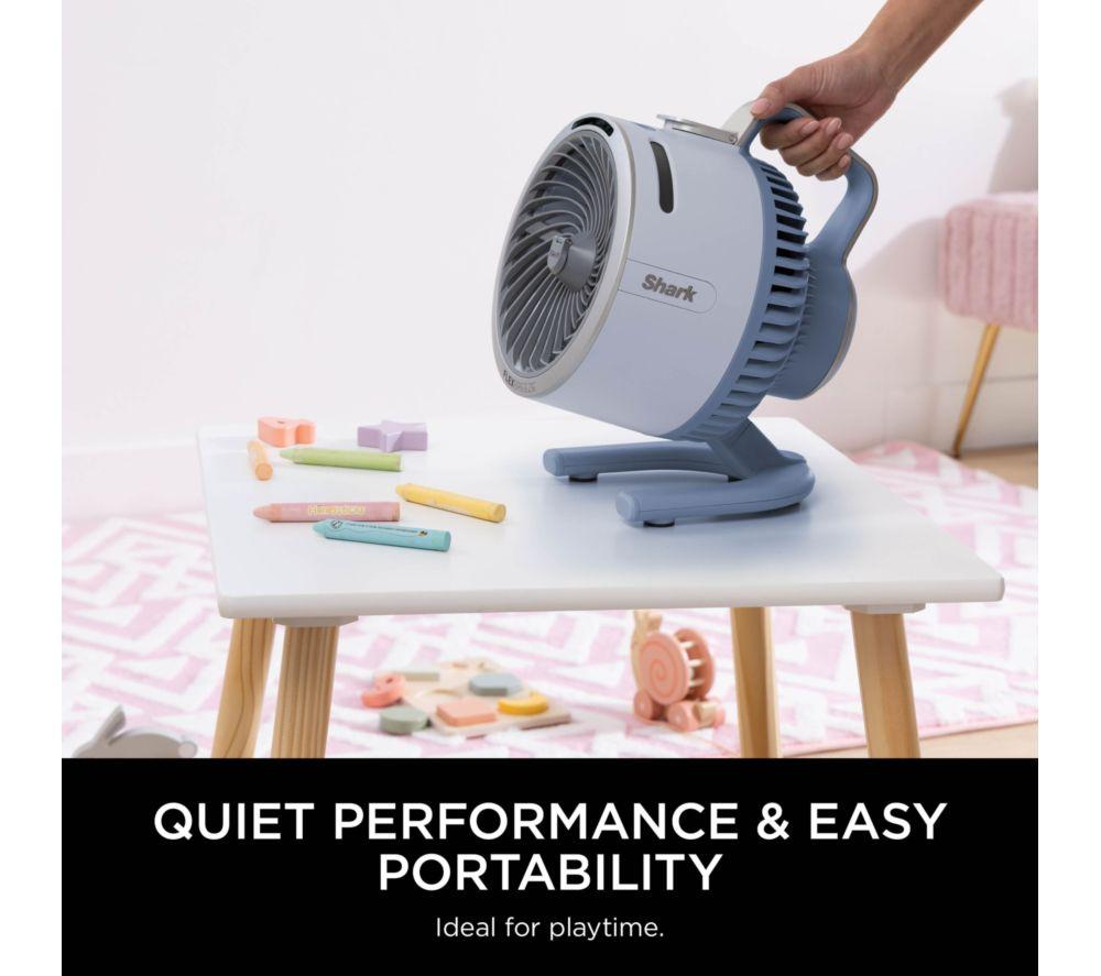 SHARK FlexBreeze HydroGo FA050UKBL Portable 6.8" Misting Turbo Fan - Glacier Blue & Cool Gray image number 10 of 10
