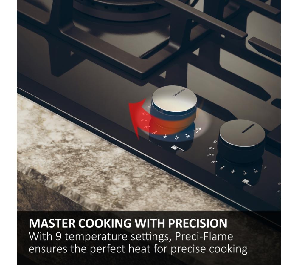 HAIER HAVG6BF4TBPB 60 cm Gas Hob - Black image number 5 of 9