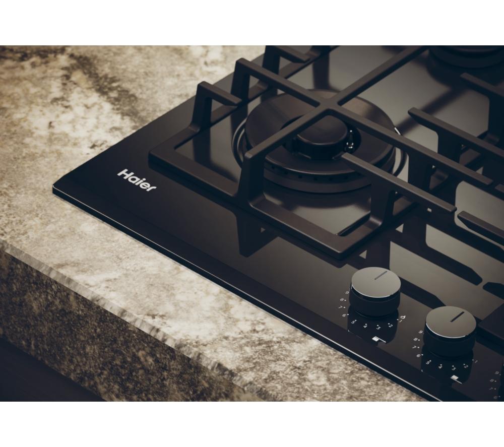 HAIER HAVG6BF4TBPB 60 cm Gas Hob - Black image number 7 of 9