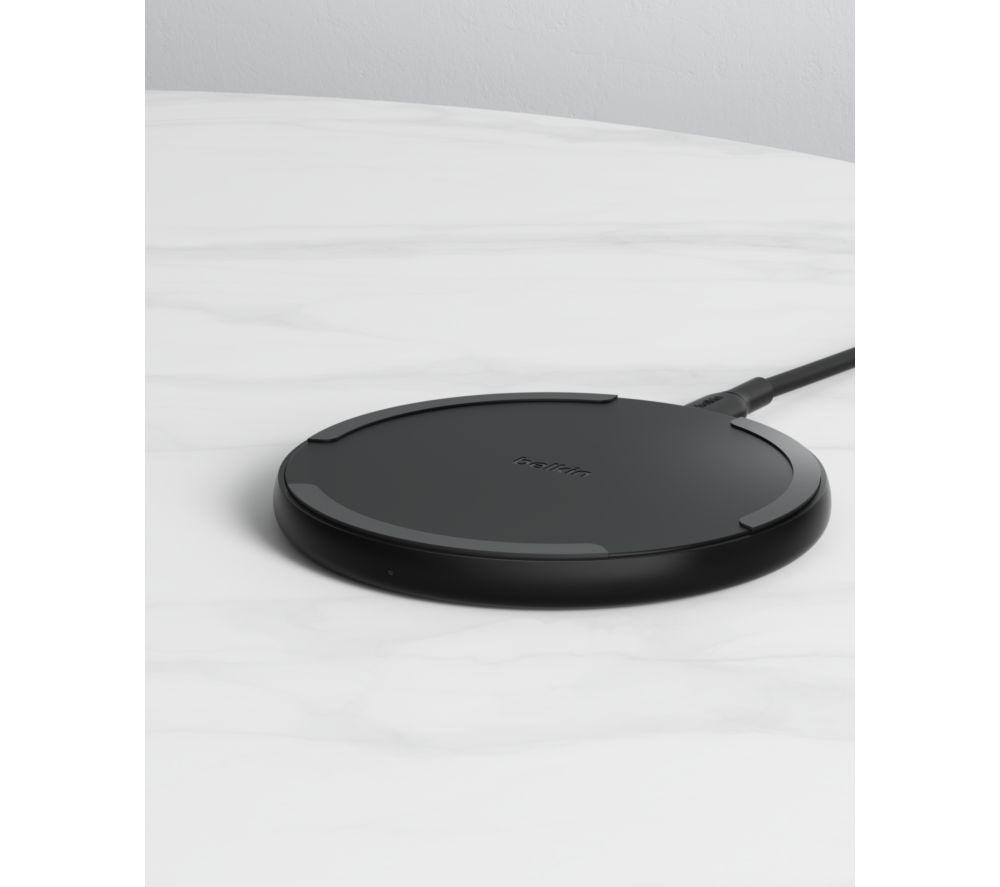 BELKIN BoostCharge 15 W Qi Wireless Charging Pad - Black image number 3 of 3