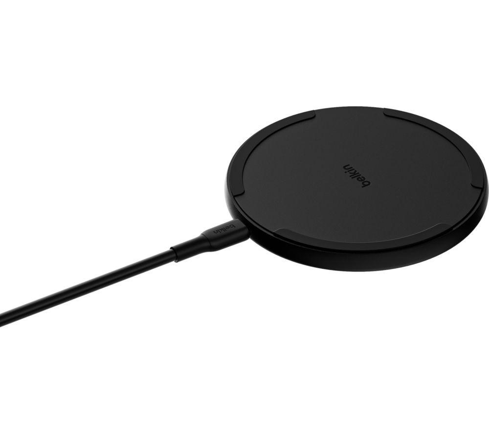 BELKIN BoostCharge 15 W Qi Wireless Charging Pad with Power Supply - Black image number 3 of 3