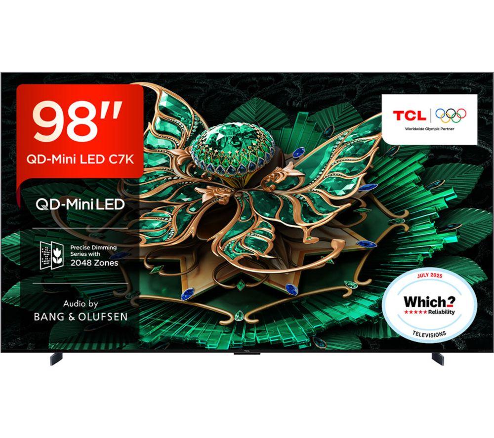 TCL C7K 98" QD-Mini LED 4K HDR Smart Google TV - 98C7K image number 2 of 8