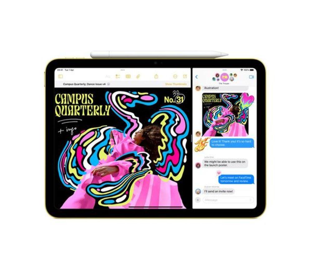APPLE 11" Refurbished iPad (2025) - 128 GB, Silver (Very Good Condition) image number 4 of 9