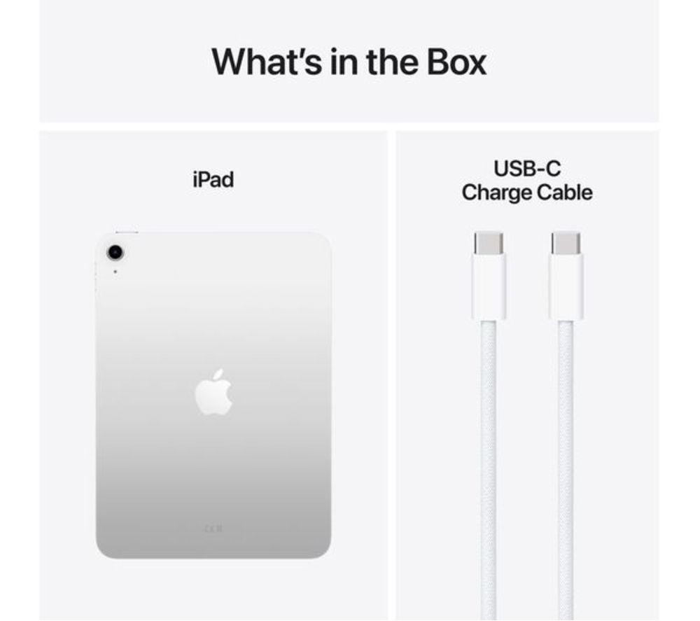 APPLE 11" Refurbished iPad (2025) - 128 GB, Silver (Very Good Condition) image number 8 of 9