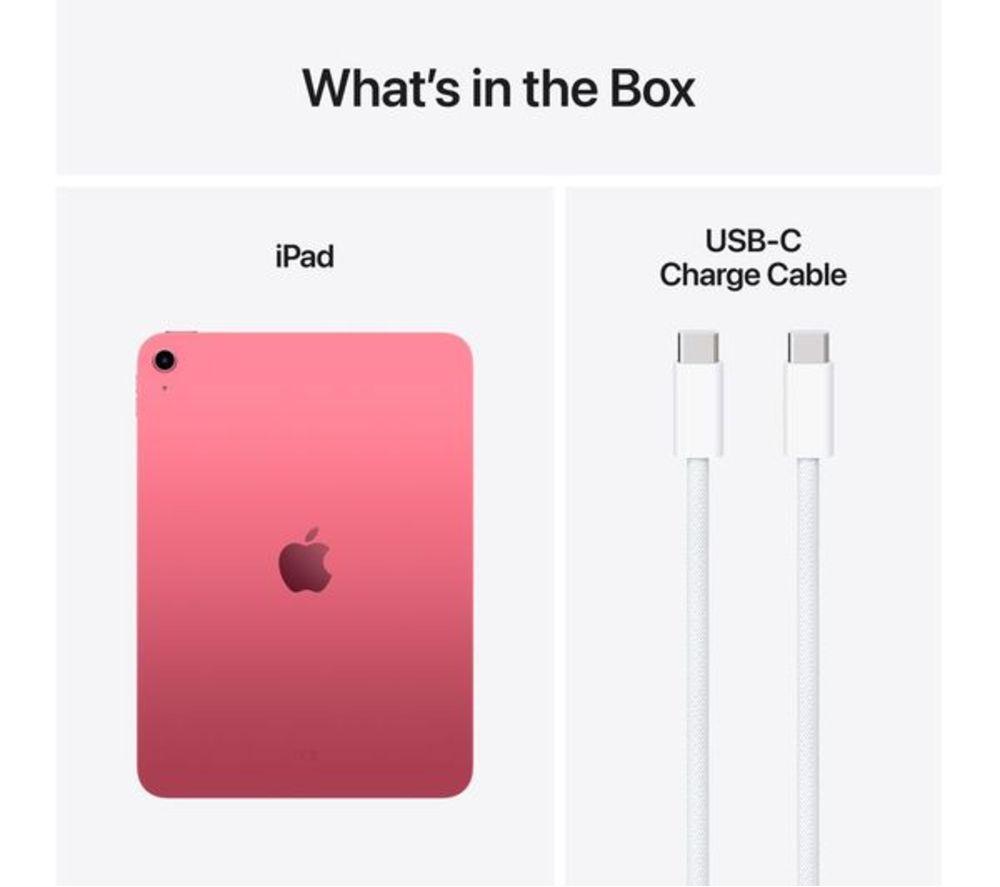 APPLE 11" Refurbished iPad (2025) - 128 GB, Pink (Excellent Condition) image number 5 of 9