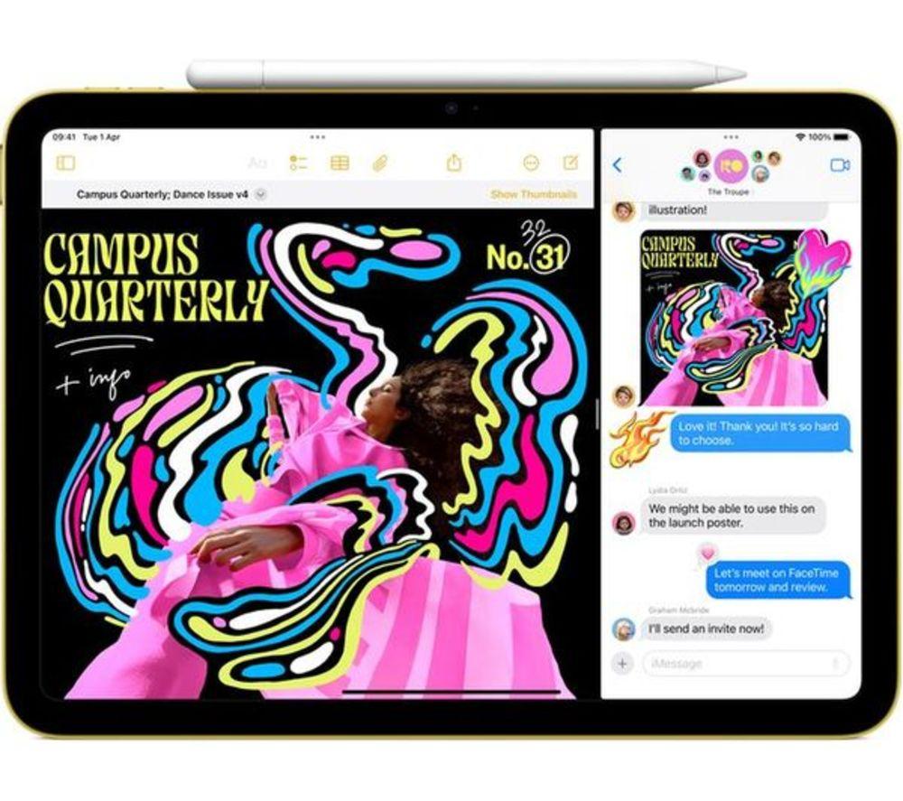 APPLE 11" Refurbished iPad Cellular (2025) - 128 GB, Silver (Excellent Condition) image number 4 of 8