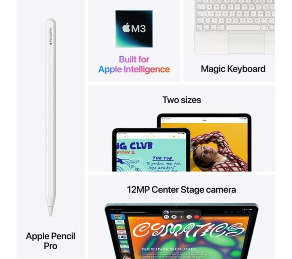 APPLE 11" Refurbished iPad Air (2025) - 128 GB, Space Grey (Excellent Condition) image number 9 of 10