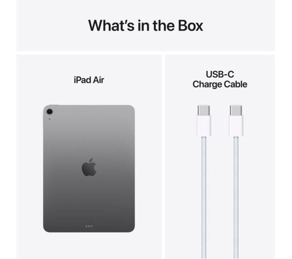 APPLE 11" Refurbished iPad Air (2025) - 128 GB, Space Grey (Excellent Condition) image number 10 of 10