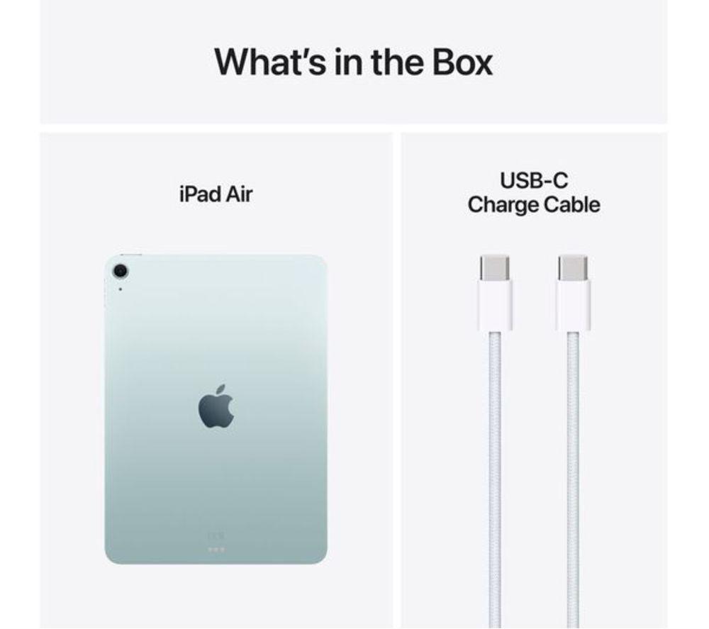 APPLE 11" Refurbished iPad Air (2025) - 512 GB, Blue (Excellent Condition) image number 10 of 10