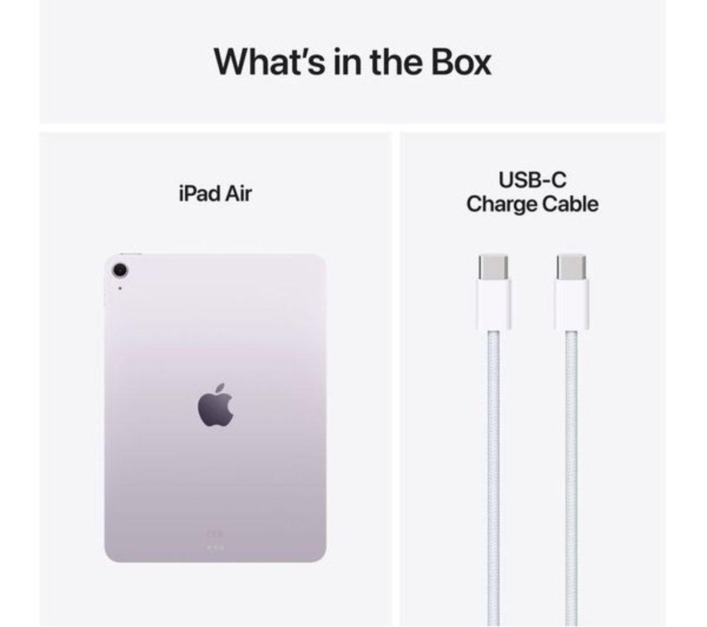 APPLE 11" Refurbished iPad Air (2025) - 512 GB, Purple (Excellent Condition) image number 10 of 10