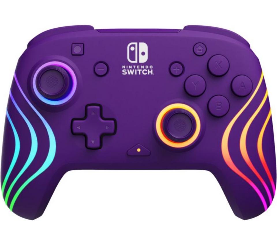 PDP Afterglow Wave Wireless Controller for Nintendo Switch - Purple