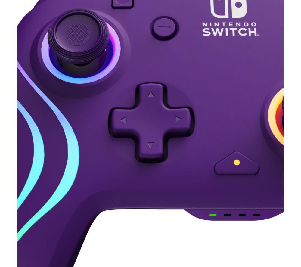 PDP Afterglow Wave Wireless Controller for Nintendo Switch - Purple image number 12 of 16