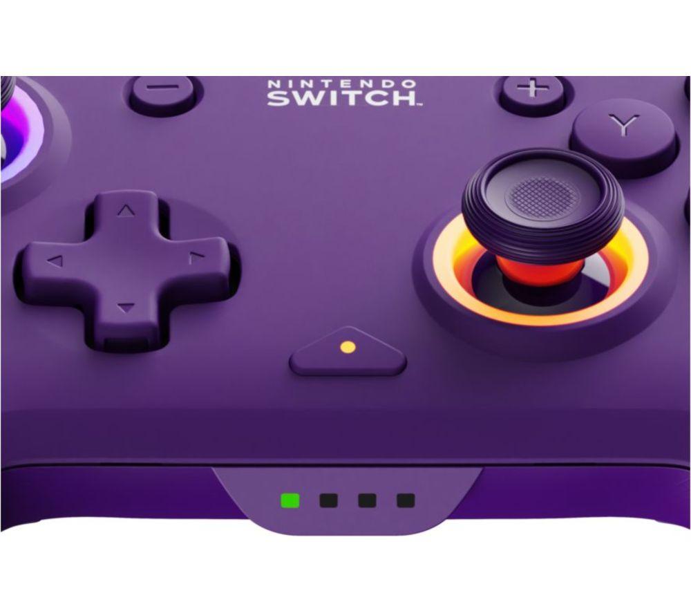 PDP Afterglow Wave Wireless Controller for Nintendo Switch - Purple image number 13 of 16