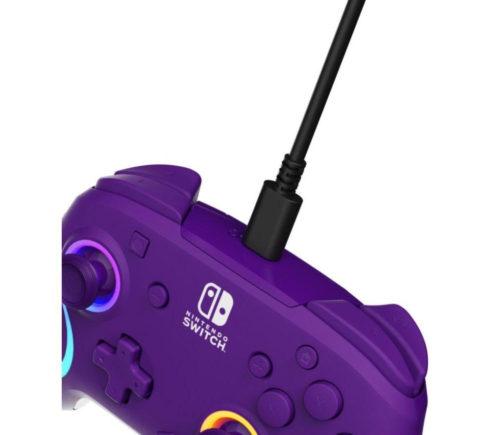 PDP Afterglow Wave Wireless Controller for Nintendo Switch - Purple image number 14 of 16