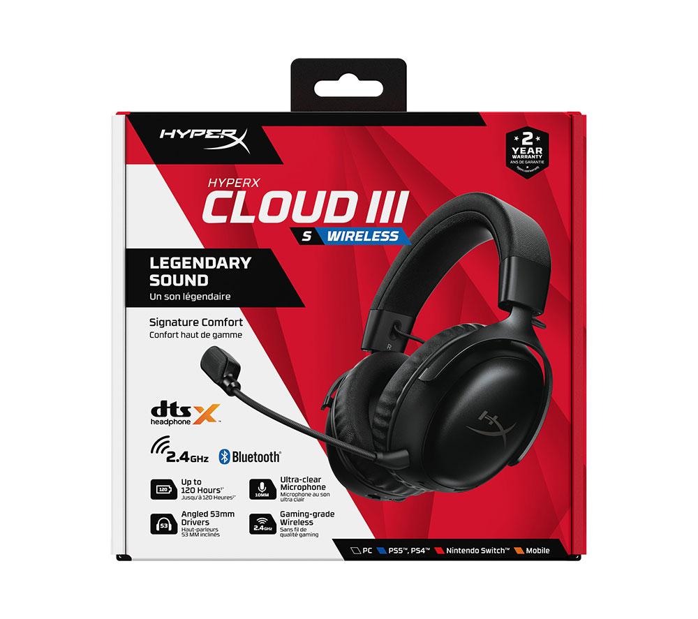 HYPERX Cloud III S Wireless Gaming Headset - Black image number 13 of 13