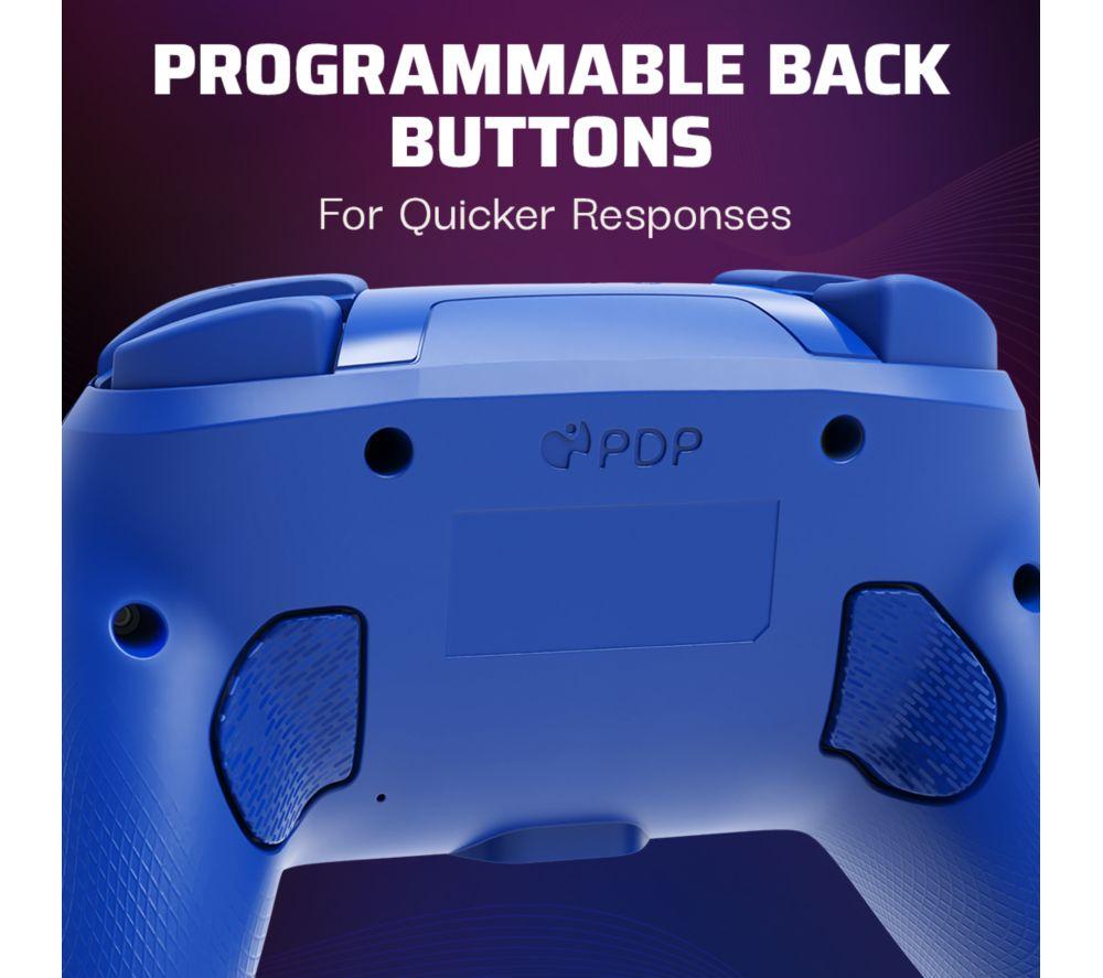 PDP Afterglow Wave Wireless Controller for Nintendo Switch - Blue image number 5 of 15