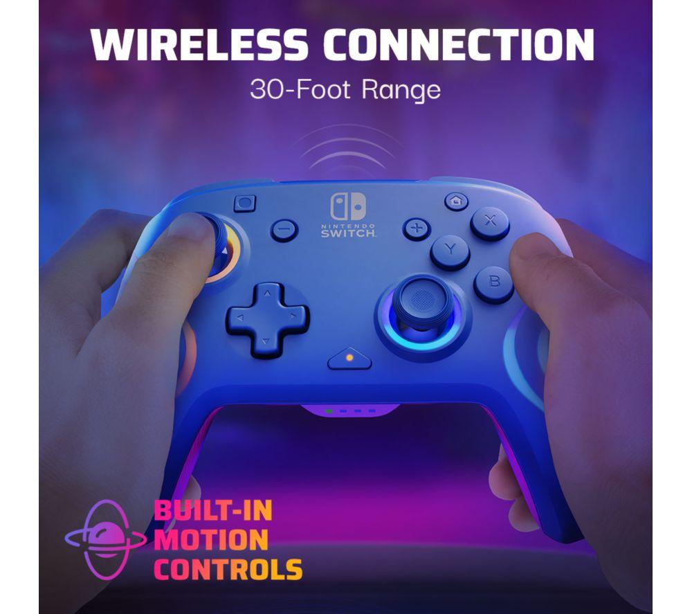 PDP Afterglow Wave Wireless Controller for Nintendo Switch - Blue image number 8 of 15