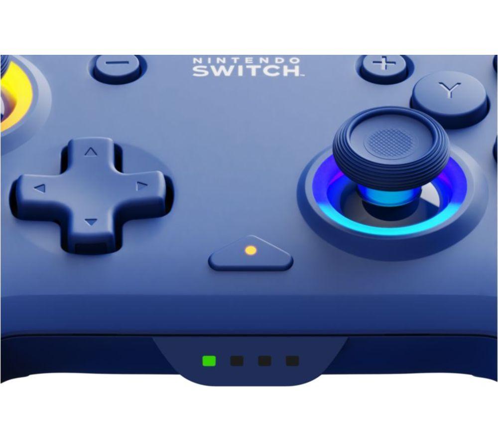 PDP Afterglow Wave Wireless Controller for Nintendo Switch - Blue image number 13 of 15