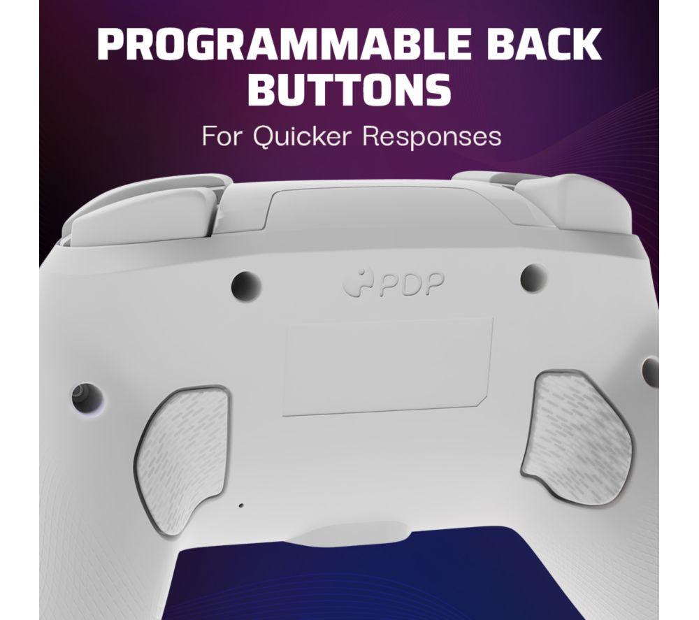 PDP Afterglow Wave Wireless Controller for Nintendo Switch - White image number 5 of 17