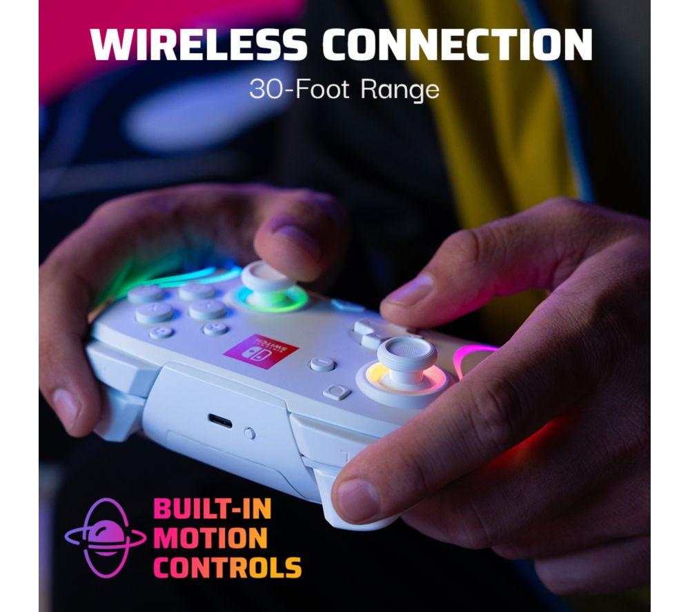PDP Afterglow Wave Wireless Controller for Nintendo Switch - White image number 8 of 17