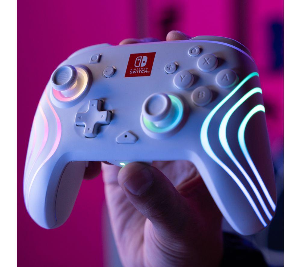 PDP Afterglow Wave Wireless Controller for Nintendo Switch - White image number 11 of 17