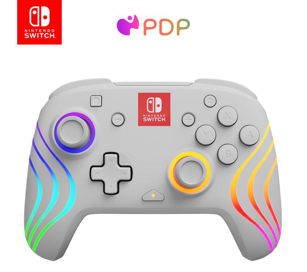 PDP Afterglow Wave Wireless Controller for Nintendo Switch - White image number 12 of 17