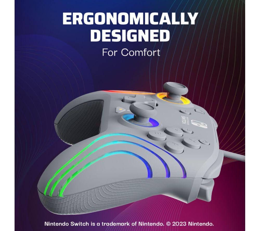 PDP Afterglow Wave Wired Controller for Nintendo Switch &ndash; Grey image number 8 of 15