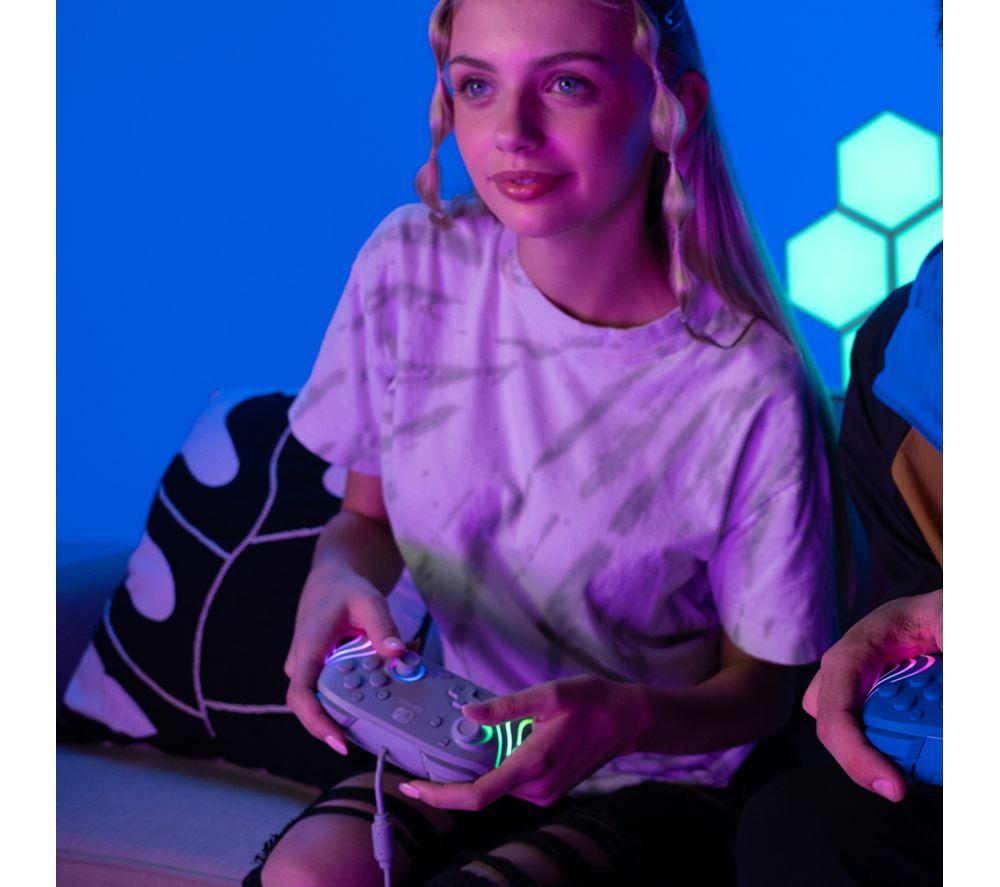 PDP Afterglow Wave Wired Controller for Nintendo Switch &ndash; Grey image number 9 of 15