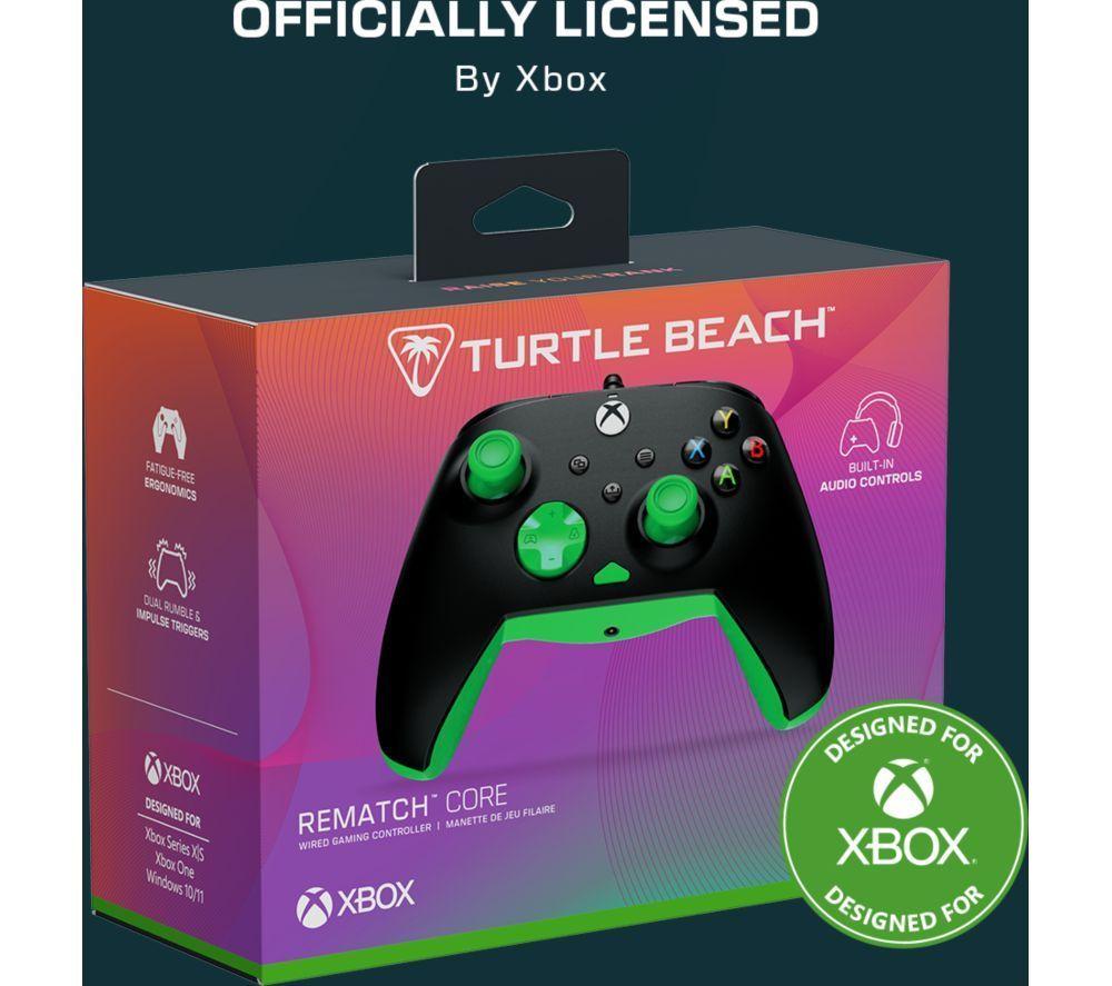 TURTLE BEACH Rematch Core Controller for Xbox & PC - Black & Green image number 6 of 19