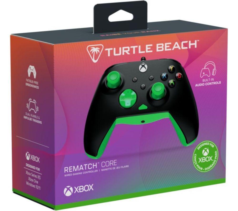 TURTLE BEACH Rematch Core Controller for Xbox & PC - Black & Green image number 8 of 19