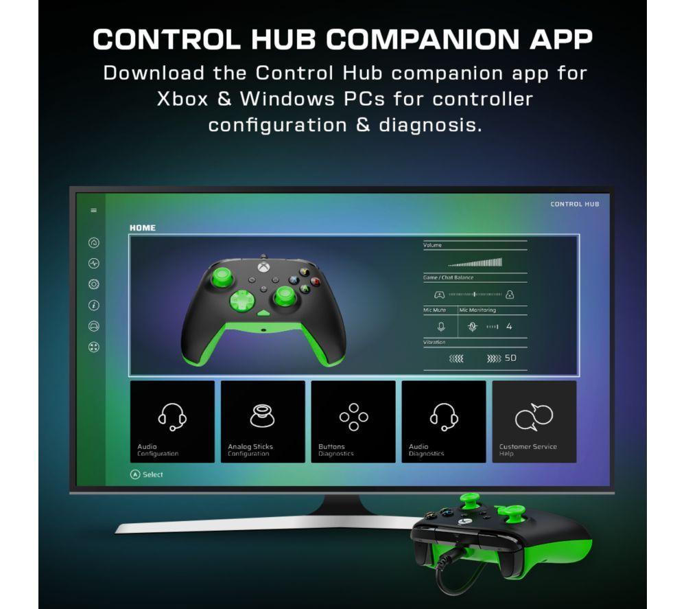TURTLE BEACH Rematch Core Controller for Xbox & PC - Black & Green image number 11 of 19
