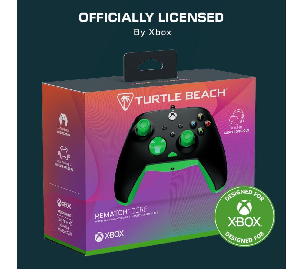 TURTLE BEACH Rematch Core Controller for Xbox & PC - Black & Green image number 13 of 19