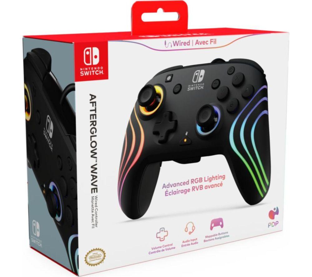 PDP Afterglow Wave Wired Controller for Nintendo Switch &ndash; Black image number 2 of 15