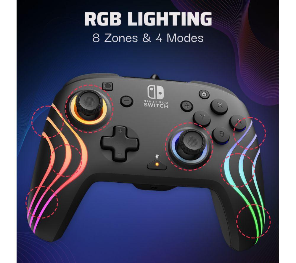 PDP Afterglow Wave Wired Controller for Nintendo Switch &ndash; Black image number 3 of 15