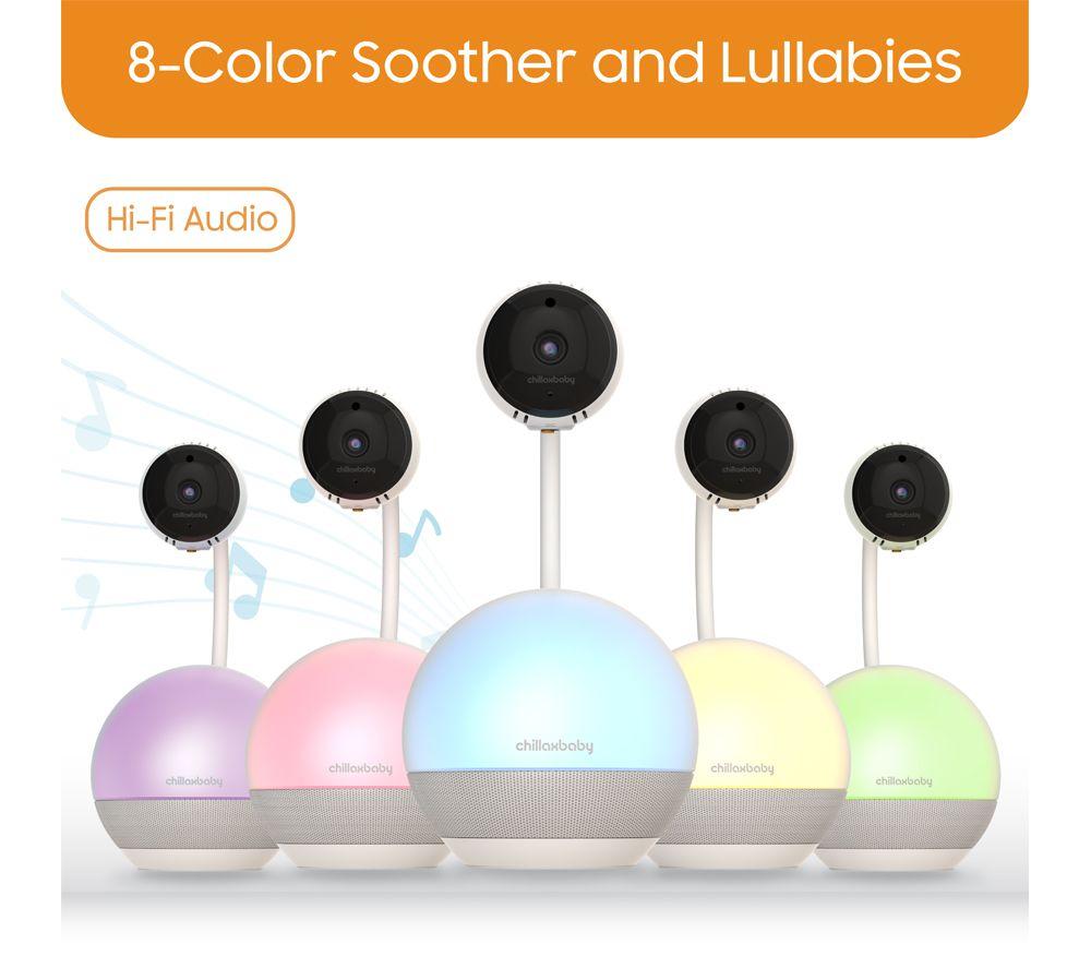 CHILLAX Giraffe DM610 5" 360&deg; Mood Sleep Trainer Monitor - White image number 6 of 11
