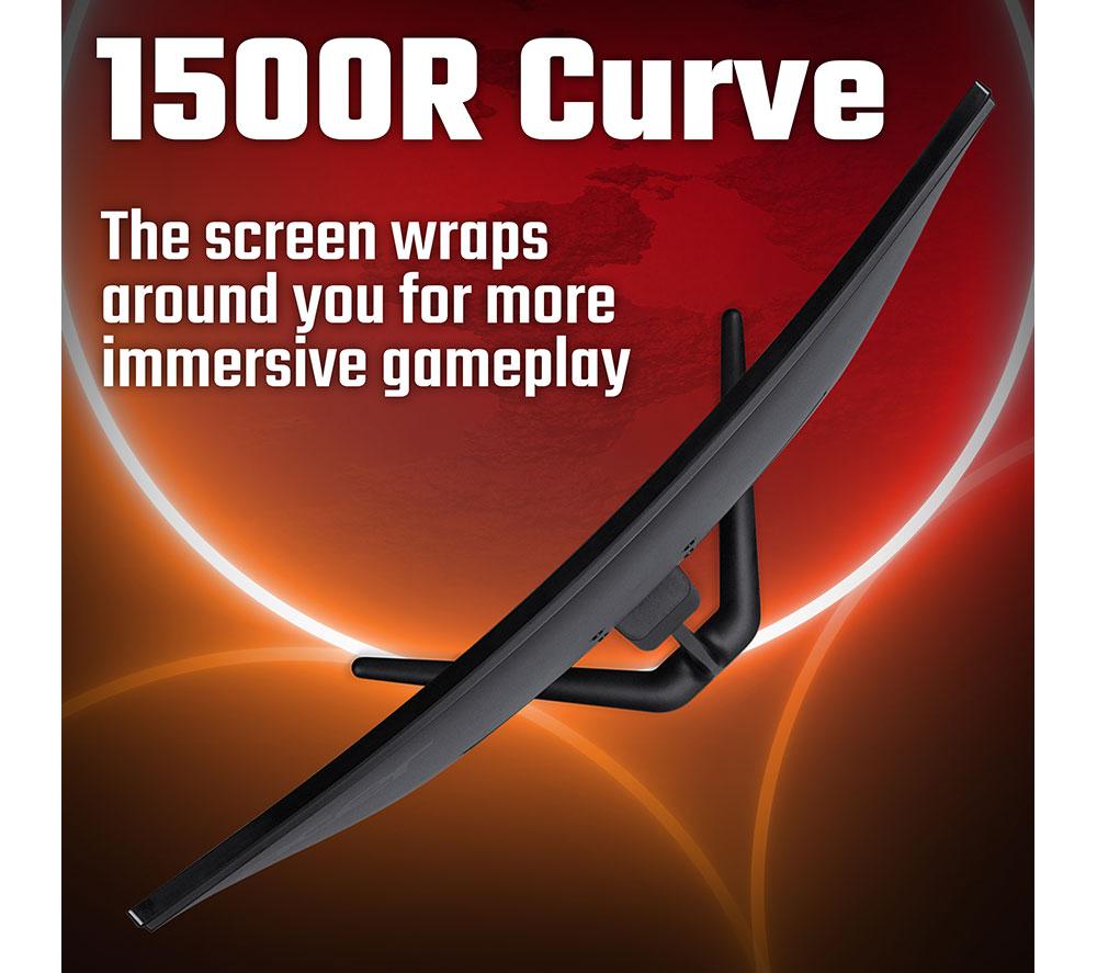 ACER Nitro ED270X0 Full HD 27" Curved VA LCD Gaming Monitor - Black image number 6 of 8