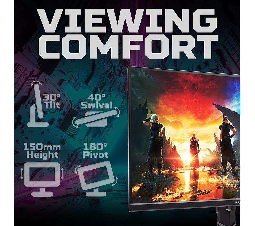 ACER Predator XB273KV5 4K Ultra HD 27" IPS LCD Dual-Mode Gaming Monitor - Black image number 7 of 9